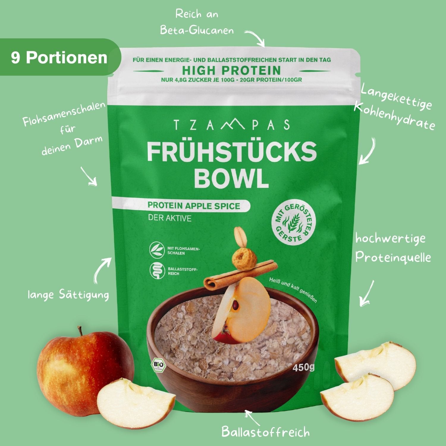 Bowl Protein Apple Spice - Der Aktive
