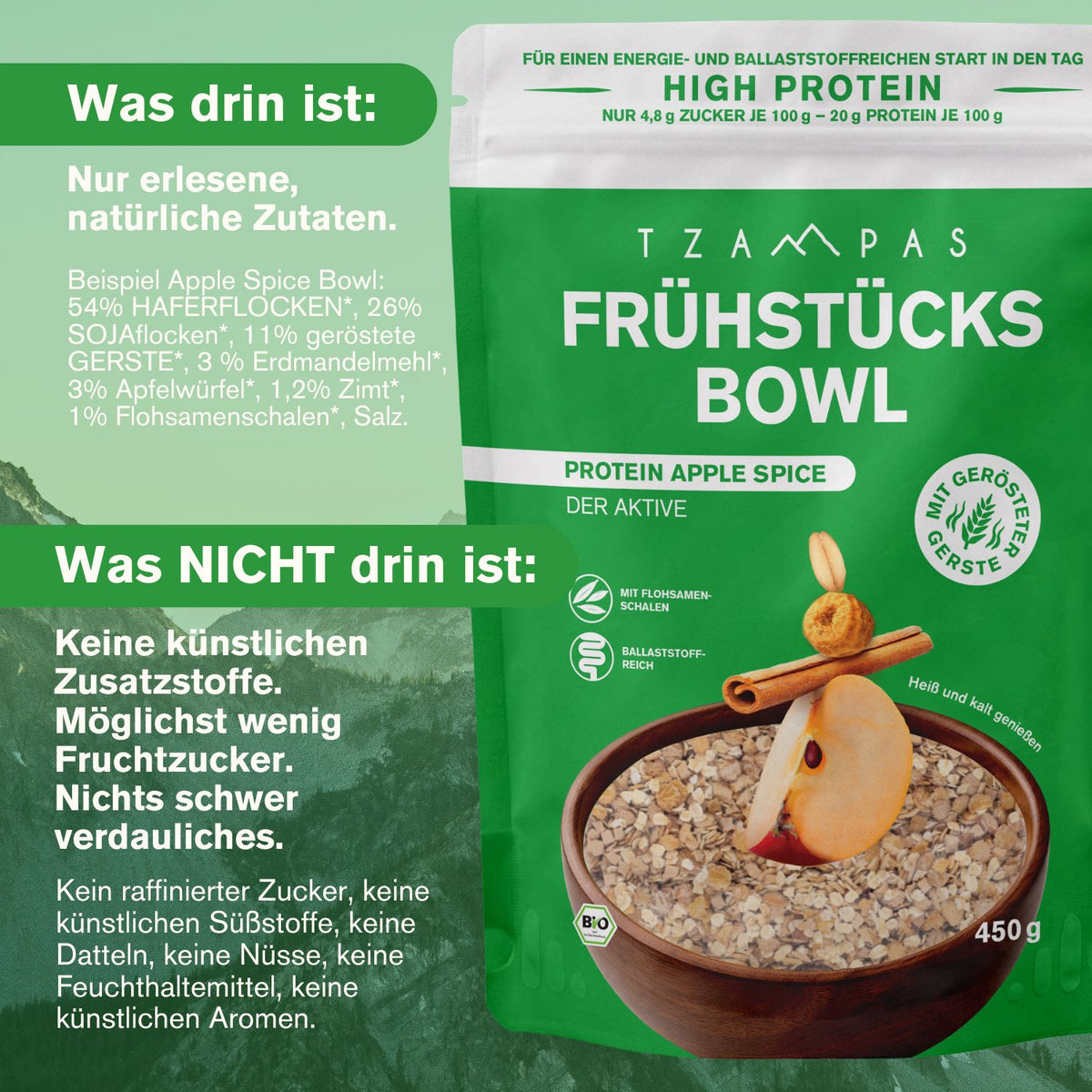 Bowl Protein Apple Spice - Der Aktive