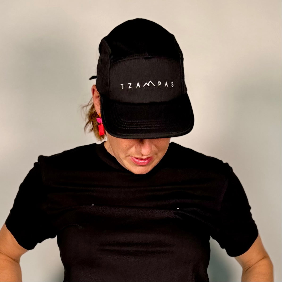 Tzampas 5 Panel Cap - schwarz